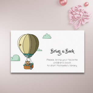 Niedlicher Cat Hot Air Ballon Buchen Begleitkarte