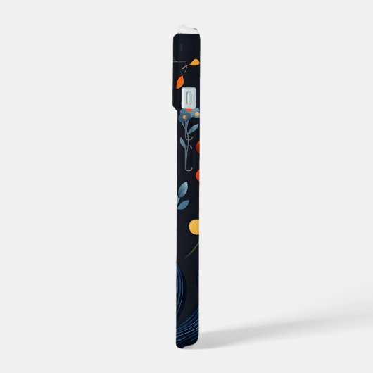 Niedlicher Cat iPhone Case 15 Hülle (Linke Seite)