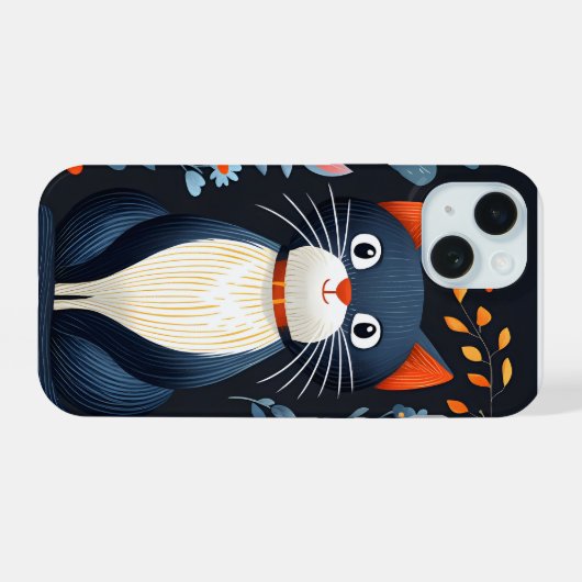Niedlicher Cat iPhone Case 15 Hülle (Rückseite (Horizontal))