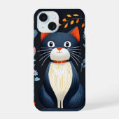 Niedlicher Cat iPhone Case 15 Hülle (Rückseite)
