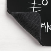 Niedlicher Cat Letter-Entwurf Mousepad (Ecke)