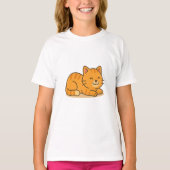 Niedlicher Cat Napkins T - Shirt (Vorderseite)