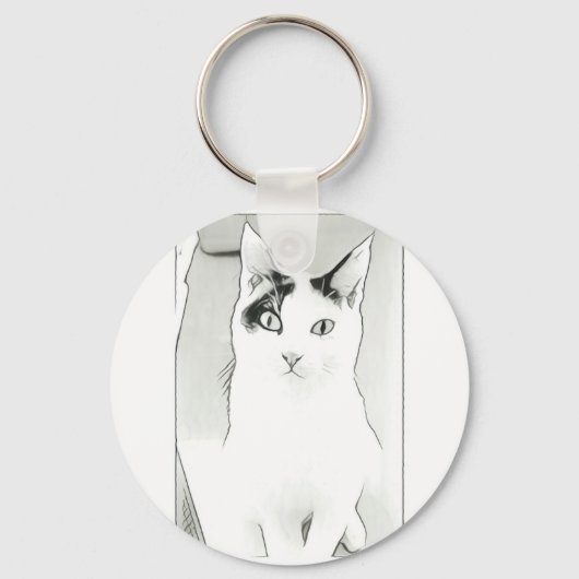 Niedlicher Cat Schlüsselanhänger (Vorderseite)