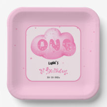 Niedlicher Cat Schriftart Wasserfarbe Rosa Wolke 1