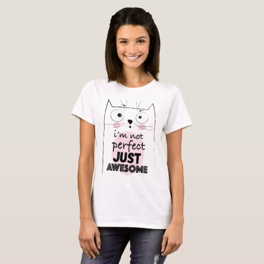 Niedlicher Cat T - Shirt (Vorne ganz)