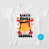 Niedlicher Cat T - Shirt | Karate Moves Funny