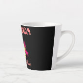 Niedlicher Cat Yoga - "atmen, reinigen" Milchtasse (Rechts)