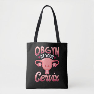 Niedlicher Cervix Obstetriker Gynäkologe Doctor O Tasche