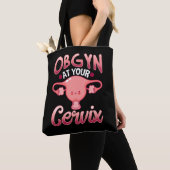 Niedlicher Cervix Obstetriker Gynäkologe Doctor OB Tasche (Von Nahem)