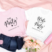 Niedlicher Charleston-Junggeselinnen-Abschied T-Shirt