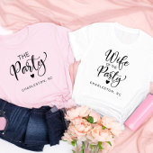 Niedlicher Charleston-Junggeselinnen-Abschied T-Shirt