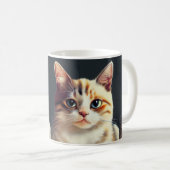 Niedlicher Chat-Cup Kaffeetasse (VorderseiteRechts)