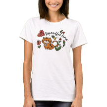 Niedlicher Chat Kaffee Lover T - Shirt
