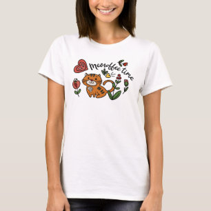 Niedlicher Chat Kaffee Lover T - Shirt