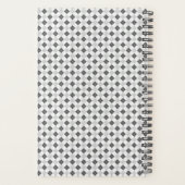 Niedlicher Chat und Kaffee Lover Personalisiert Planer (Rückseite)