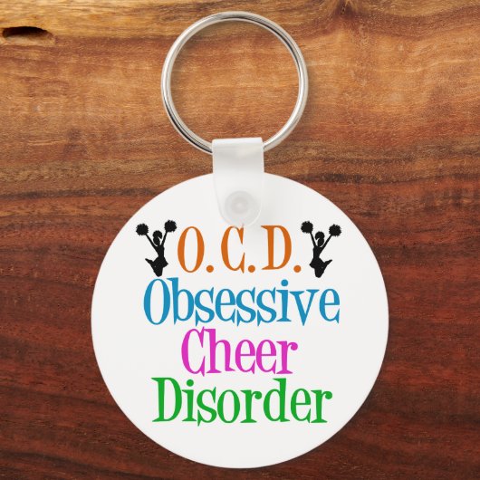 Niedlicher Cheerleader durch übertriebene Cheer-St Schlüsselanhänger (Rückseite)