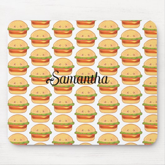 Niedlicher Cheeseburger Mousepad (Vorne)