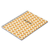 Niedlicher Cheeseburger Notizblock (Linke Seite)