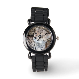 Niedlicher Cheetah CUB Armbanduhr