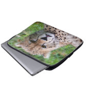 Niedlicher Cheetah-Laptop-Ärmel Laptopschutzhülle (Vorne Knopf)