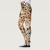 Niedlicher Cheetah Print mit Faces Leggings (Links)