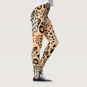 Niedlicher Cheetah Print mit Faces Leggings (Rechts)