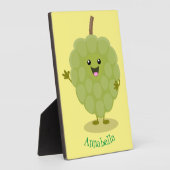 Niedlicher Cherimoya-Cartoon Fotoplatte (Seite)