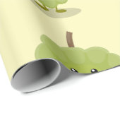 Niedlicher Cherimoya-Cartoon Geschenkpapier (Rolleneckpunkt)