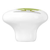 Niedlicher Cherimoya-Cartoon Keramikknauf (Seitenansicht)