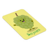 Niedlicher Cherimoya-Cartoon Magnet (Rechte Seite)