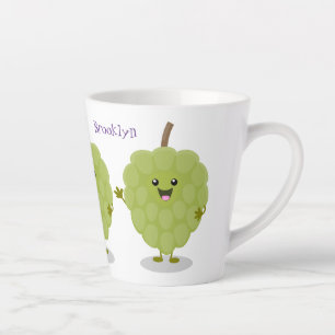 Niedlicher Cherimoya-Cartoon Milchtasse