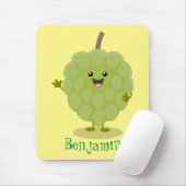 Niedlicher Cherimoya-Cartoon Mousepad (Mit Mouse)