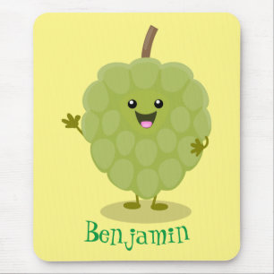 Niedlicher Cherimoya-Cartoon Mousepad
