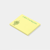 Niedlicher Cherimoya-Cartoon Post-it Klebezettel (angewinkelt)