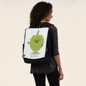 Niedlicher Cherimoya-Cartoon Rucksack (Ausgewaschen)