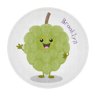 Niedlicher Cherimoya-Cartoon Schneidebrett