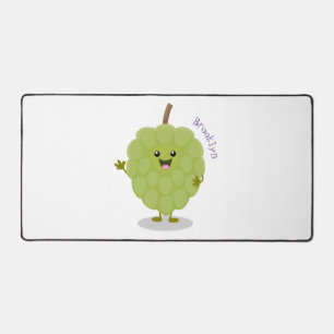 Niedlicher Cherimoya-Cartoon Schreibtischunterlage