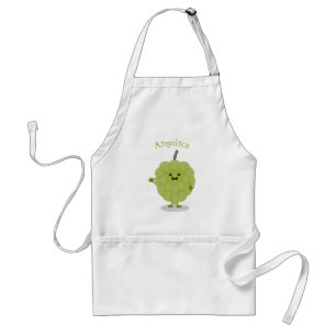 Niedlicher Cherimoya-Cartoon Schürze