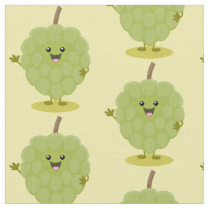 Niedlicher Cherimoya-Cartoon Stoff
