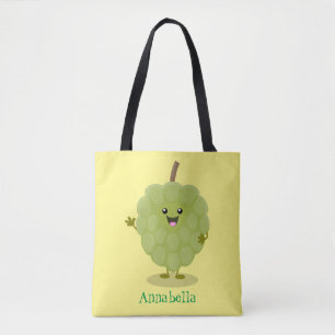 Niedlicher Cherimoya-Cartoon Tasche