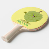 Niedlicher Cherimoya-Cartoon Tischtennis Schläger (Vorderseite)