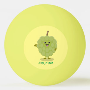 Niedlicher Cherimoya-Cartoon Tischtennisball