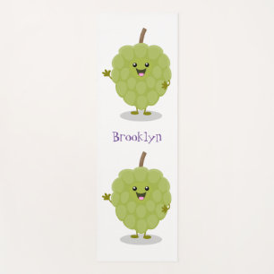 Niedlicher Cherimoya-Cartoon Yogamatte