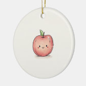 Niedlicher Chibi-Apple Keramik Ornament (Links)