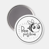 Niedlicher Chibi-Bienenkommentar Magnet (Vorderseite/Rückseite)