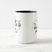 Niedlicher Chibi-Bienenwettbewerb Tasse (Zentrum)