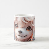 Niedlicher Chibi Golden Retriever Welppy Kaffeetasse (Mittel)