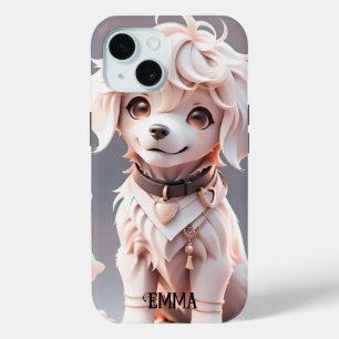 Niedlicher Chibi Golden Retriever Welppy Kids Indi Case-Mate iPhone Hülle