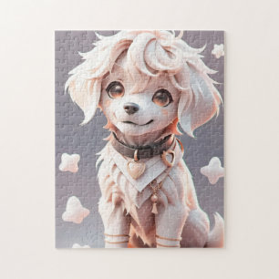 Niedlicher Chibi Golden Retriever Welppy Puzzle