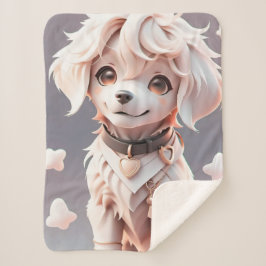 Niedlicher Chibi Golden Retriever Welppy Sherpadecke